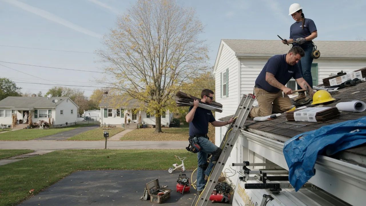 Local Roofing Contractors in Le Roy, IL near me